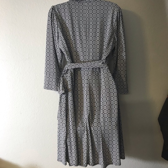 Laundry By Shelli Segal Wrap Geometric Dress - Picture 6 of 9